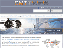 Tablet Screenshot of dmt-onlineshop.de